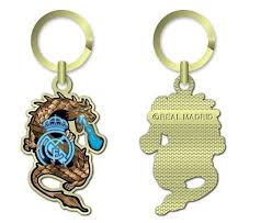 LLAVERO R.M DRAGON AZUL  OY65 