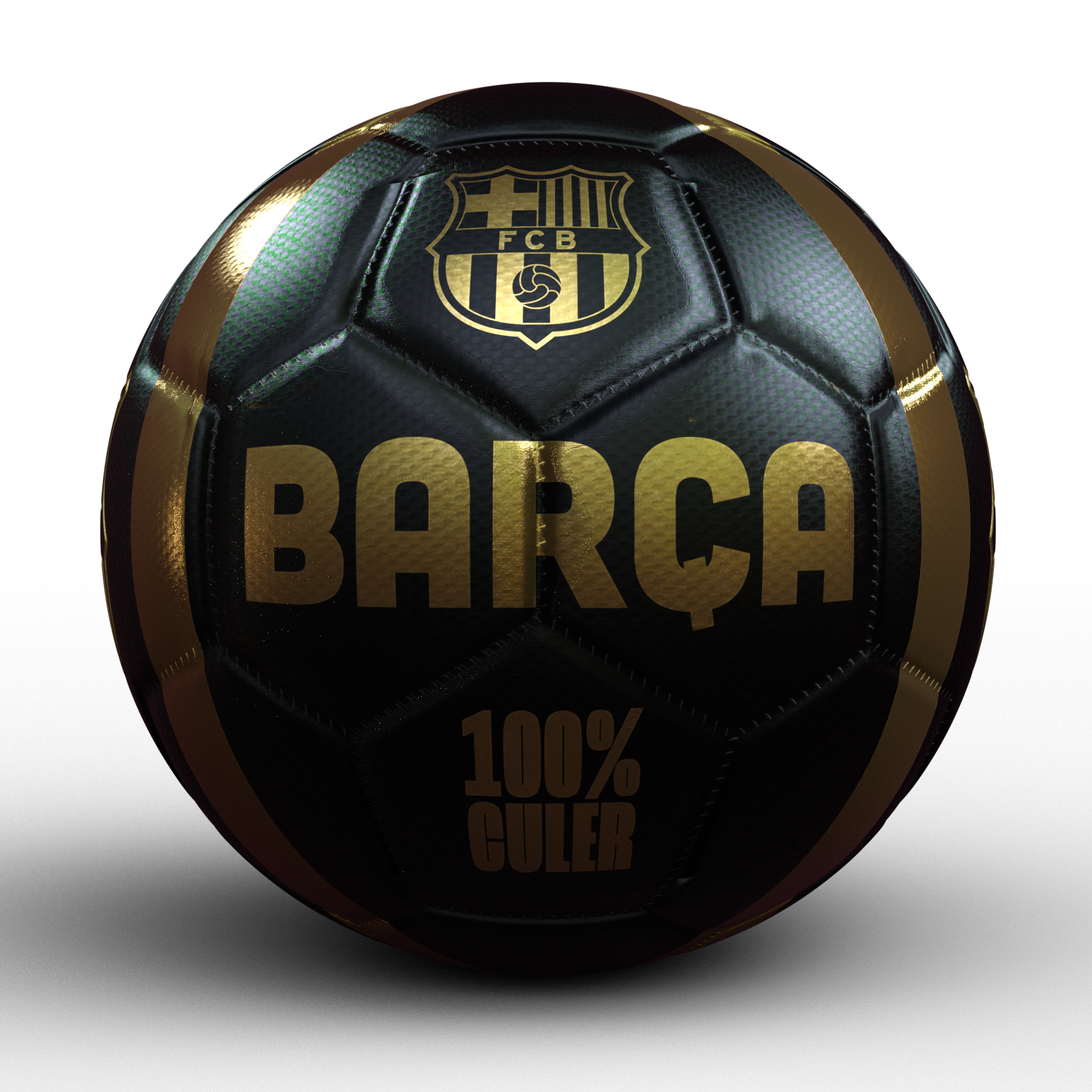 BALON MINI FCB NEGRO DORADO   24-25   BB1037