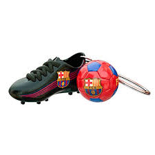LLAVERO FCB BALON BLAUGRANA SIN FIRMAS B7072.1