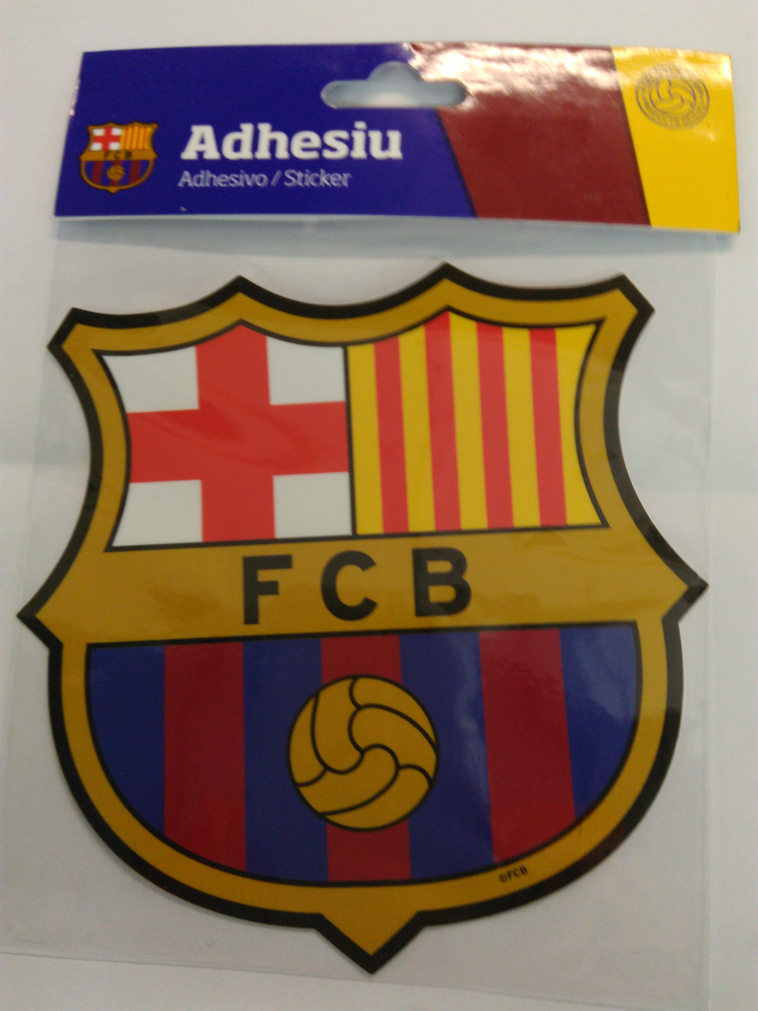ADHESIVO FCB MEDIANO ESCUDO