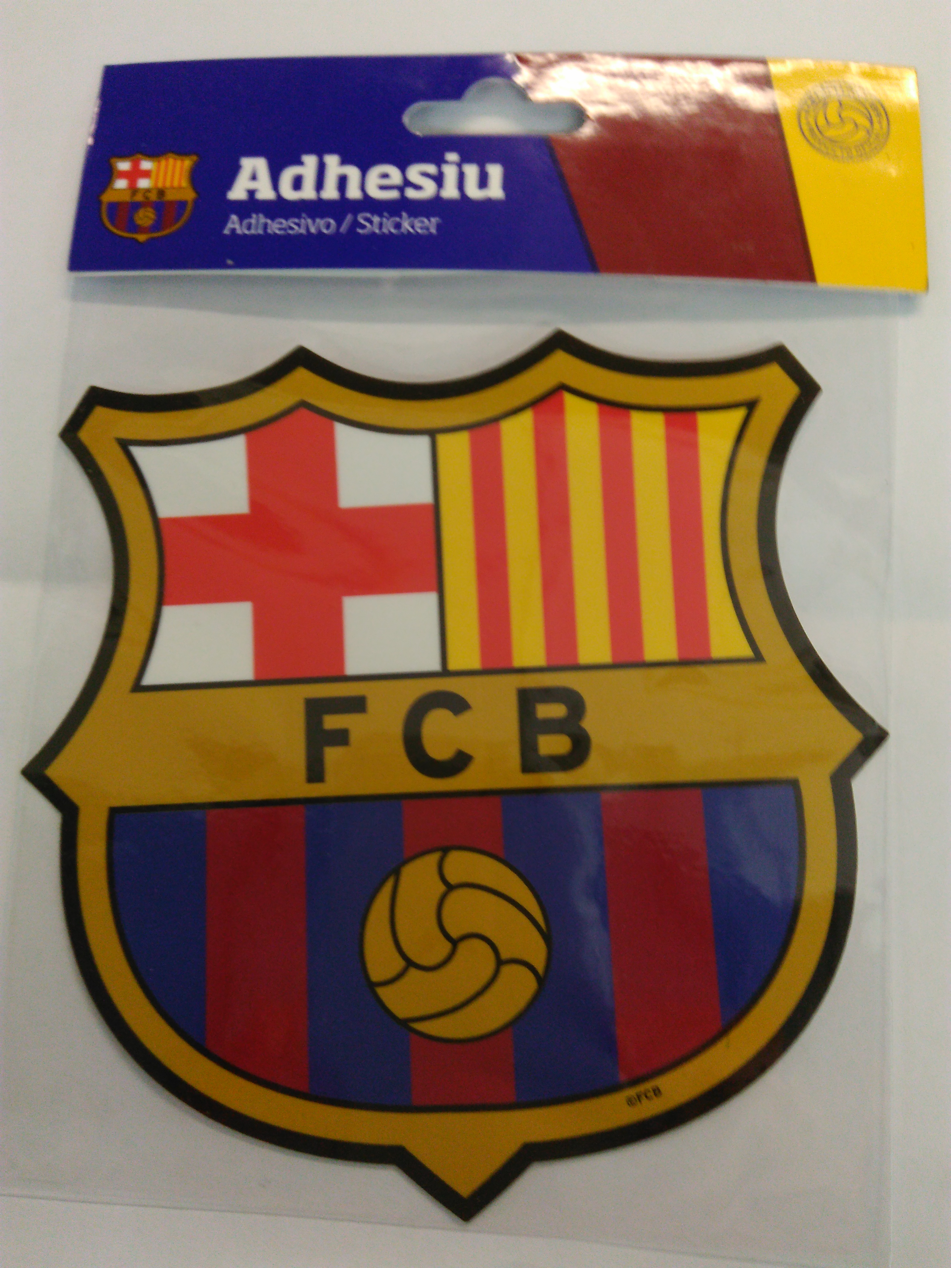 ADHESIVO FCB MEDIANO ESCUDO