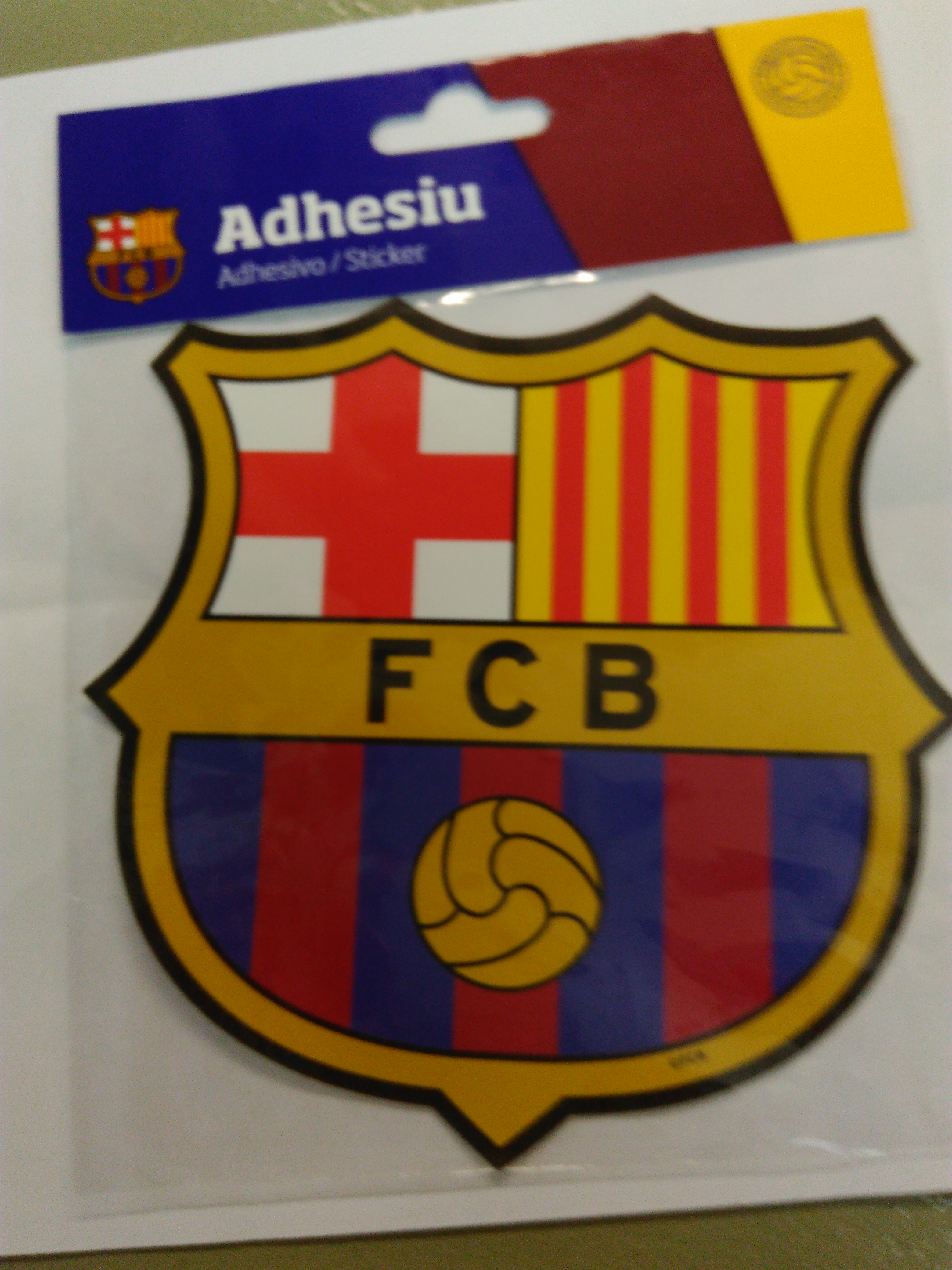 ADHESIVO FCB GRANDE ESCUDO