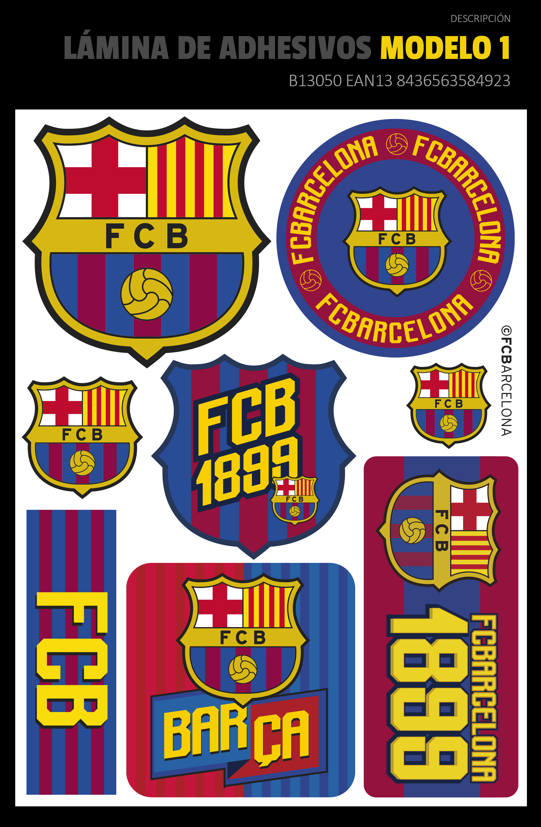 LAMINA  ADHESIVOS FCB ( I )