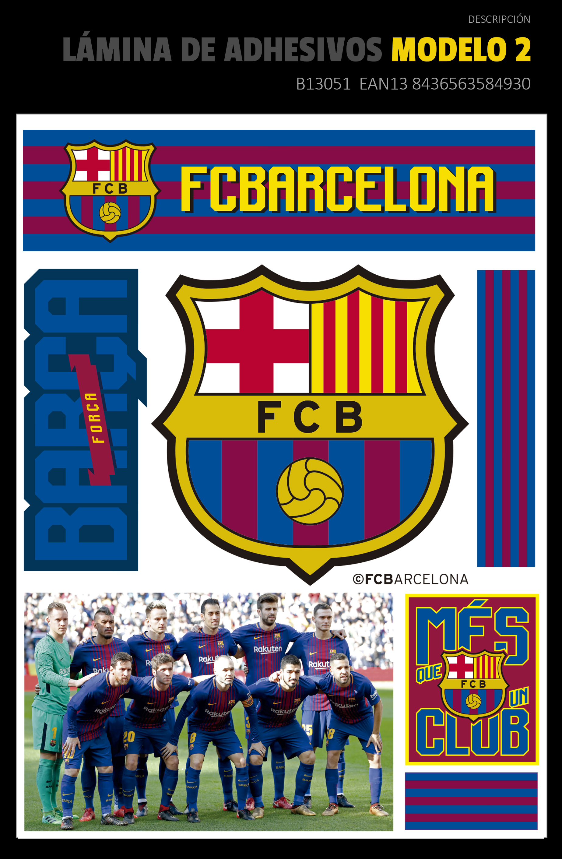 LAMINA  ADHESIVOS FCB ( II )