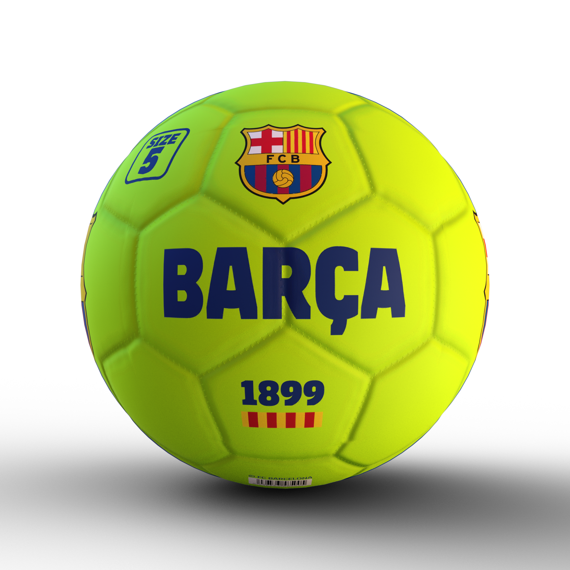 BALON MINI FCB AMARILLO FLUOR  24-25   BB1021