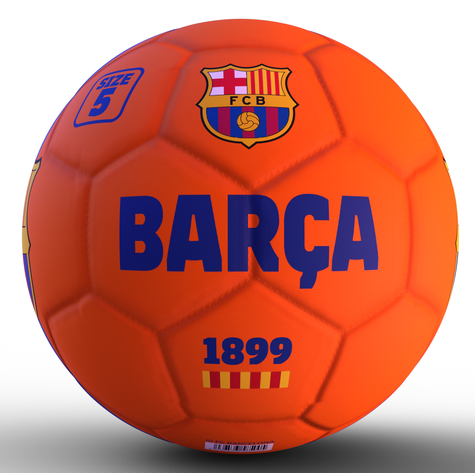 BALON GRANDE FCB NARANJA LINEAS BLAUGRAN BB1022-24