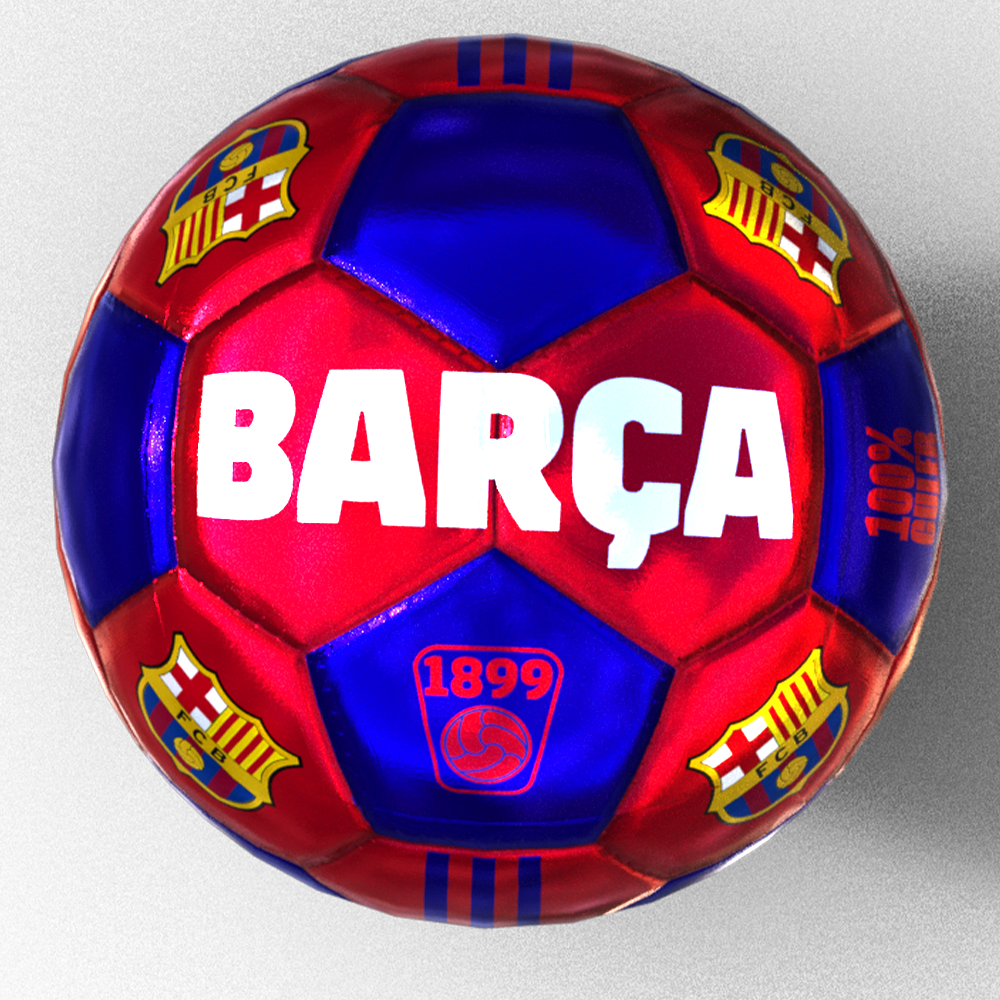 BALON GRANDE FCB ESCUDOS BLAUGRANA ( BRILLO)BB1032