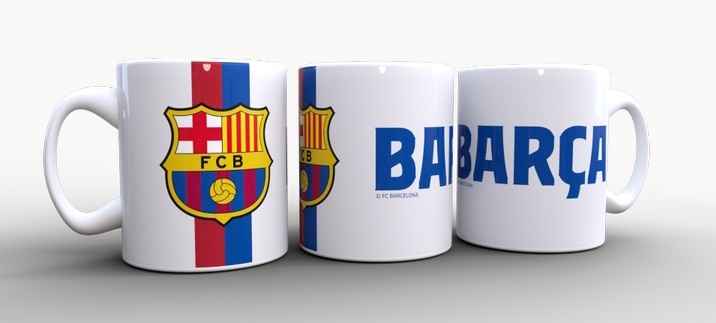 MUG CERAMICA TERCERA EQUIPACION   BC0003 ( BLANCA 