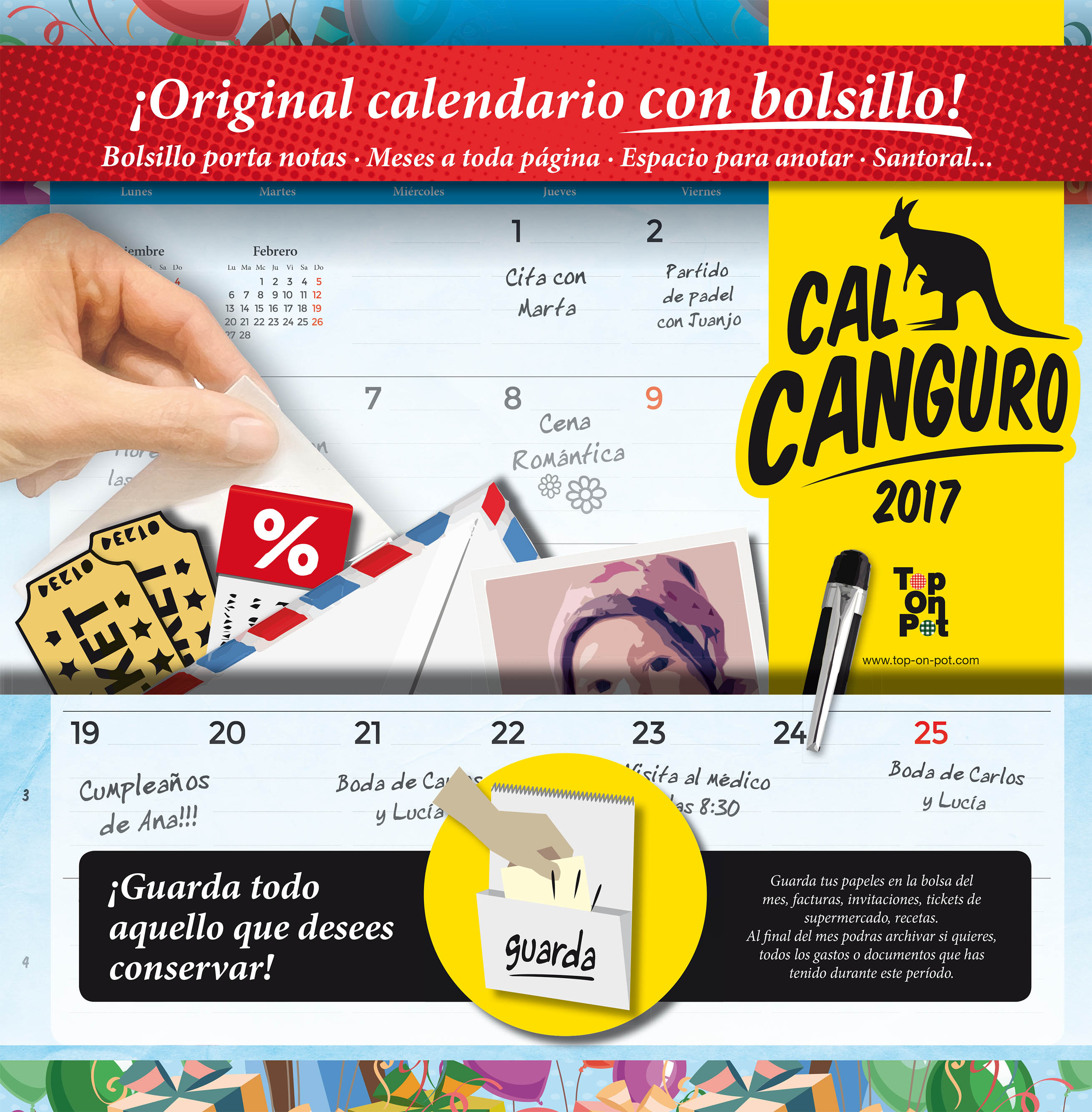 2017 CALENDARIO CANGURO