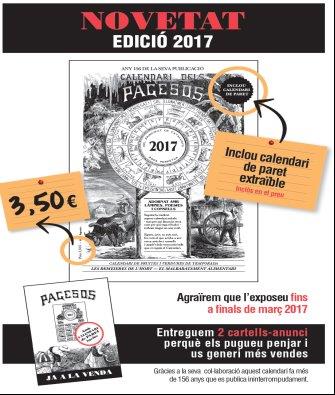 2017  CALENDARI DELS PAGESOS