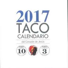 2017 CALENDARIO SAGRADO CORAZON PEANA