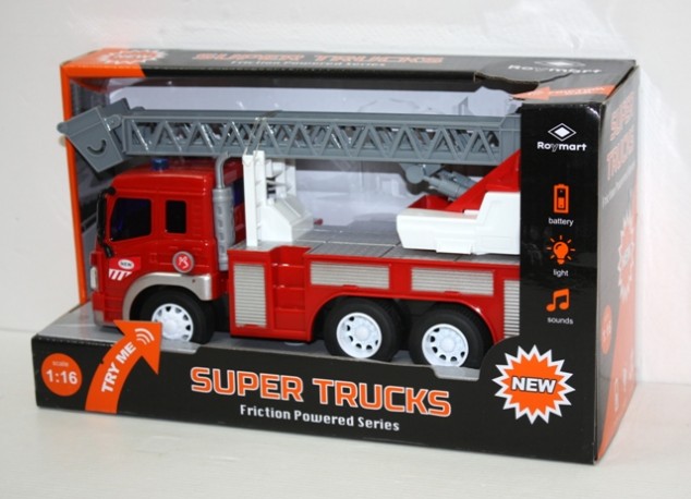 CAMION METAL BOMBEROS EN CAJA X2 37619