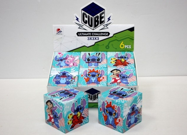 CUBO TIPO RUBICK 3X3X3 STITCH  X6 8938