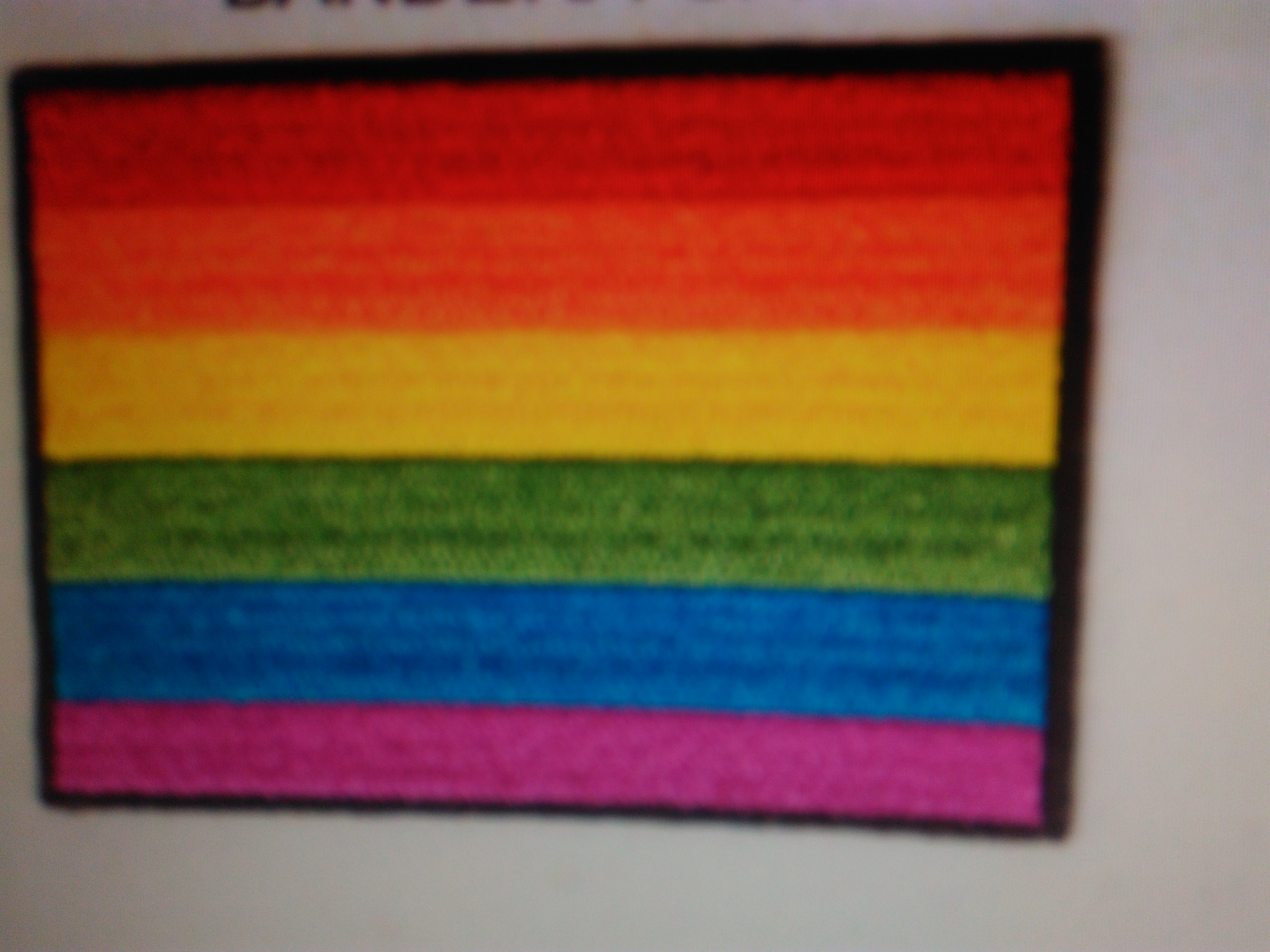 ESCUDO BORDADO BANDERA GAY