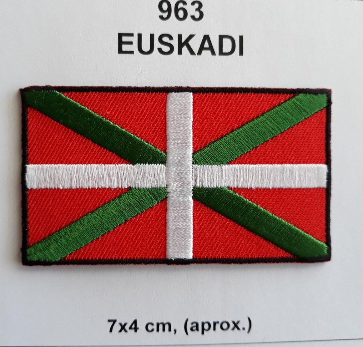 ESCUDO BORDADO EUSKADI