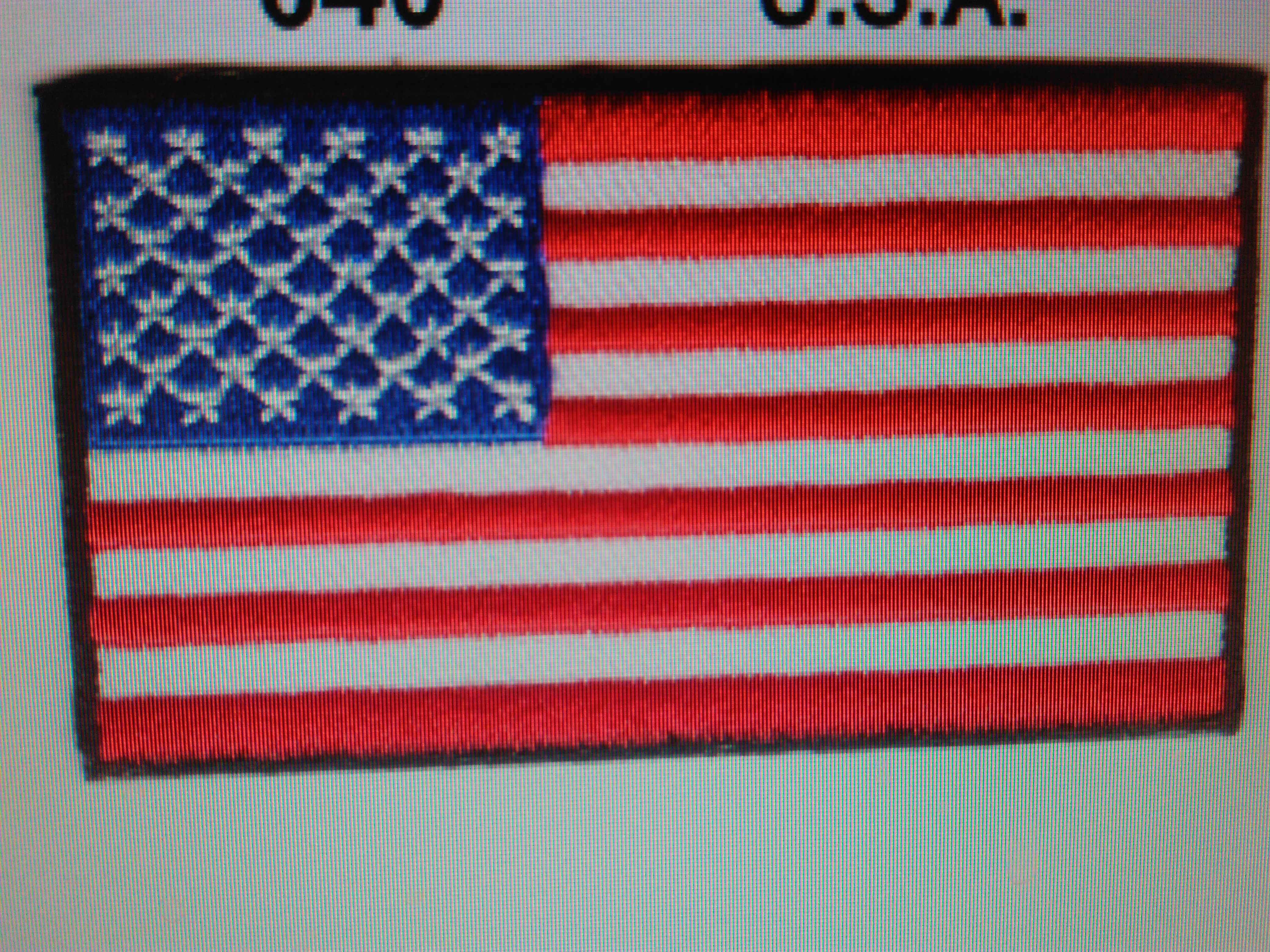 ESCUDO BORDADO U.S.A. 