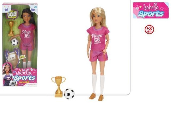 MUÑECA BELLA FUTBOLISTA 47810