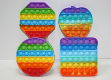 POP ITS FIDGER TOYS ARCOIRIS X 4 ( ANTIESTRES )